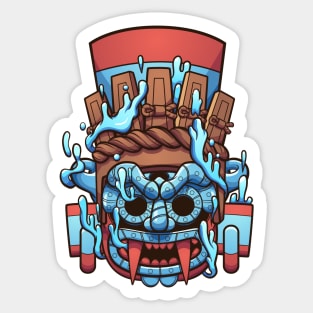 Tlaloc Vase Sticker